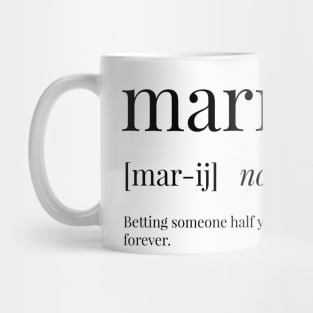 Marriage Definition Mug